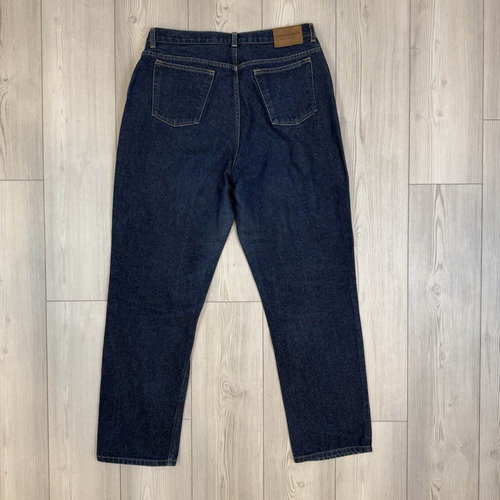 Ralph Lauren Jeans Co Jeans Women 16 Dark Indigo Wash Straight Hi-Rise Chore VTG